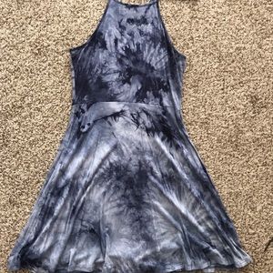 Blue Tie Dye Dress